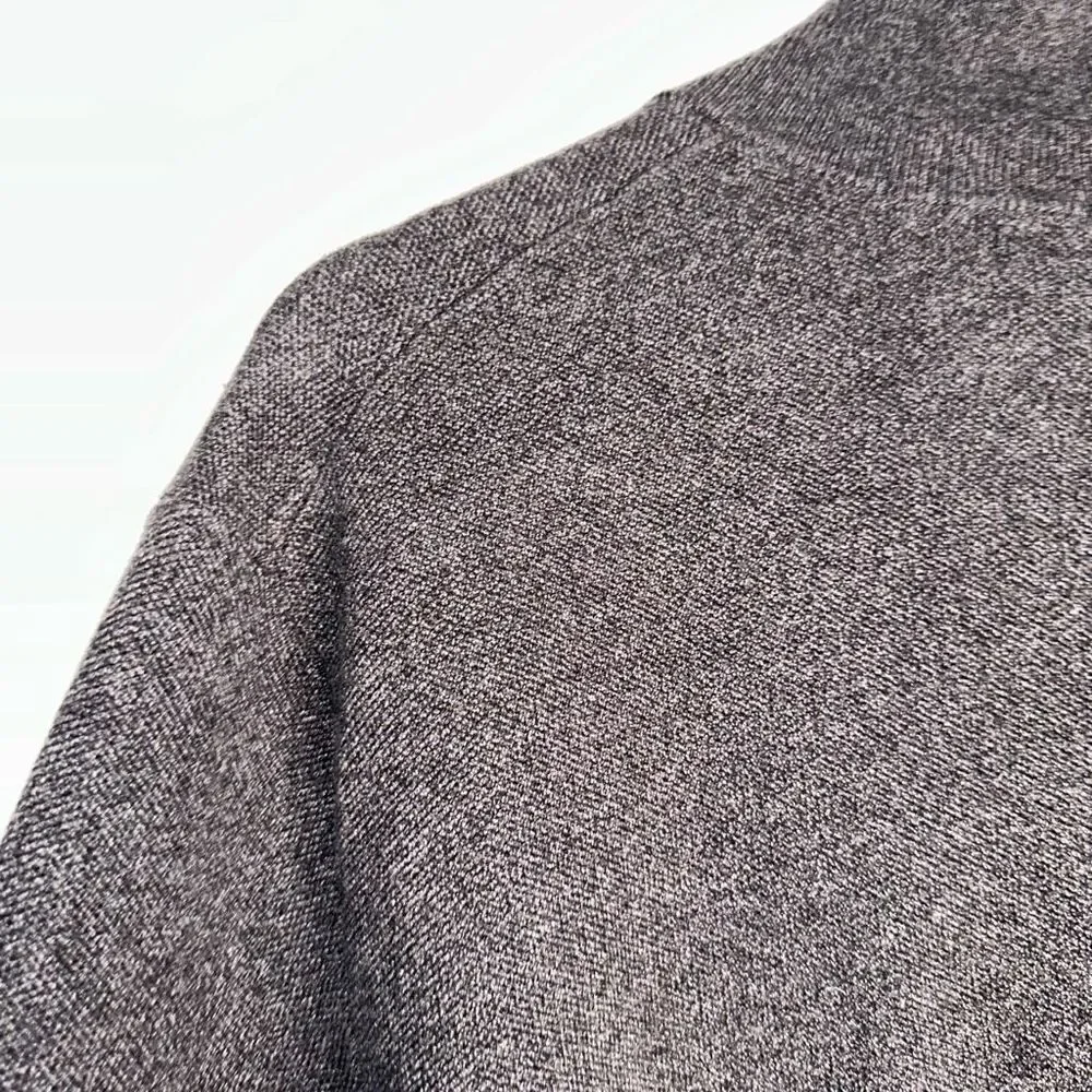 Banana Republic Mens Gray‎ Supima Cotton Full Zip Jacket Knit Modern Minimalist